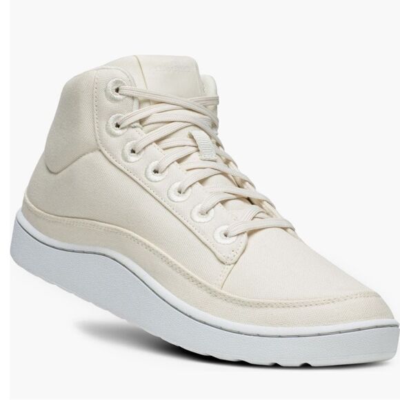Allbirds Pacer Canvas Mid Top Retro Woman's‎ Sneaker, Natural White, Size 9, NWT - Picture 1 of 16
